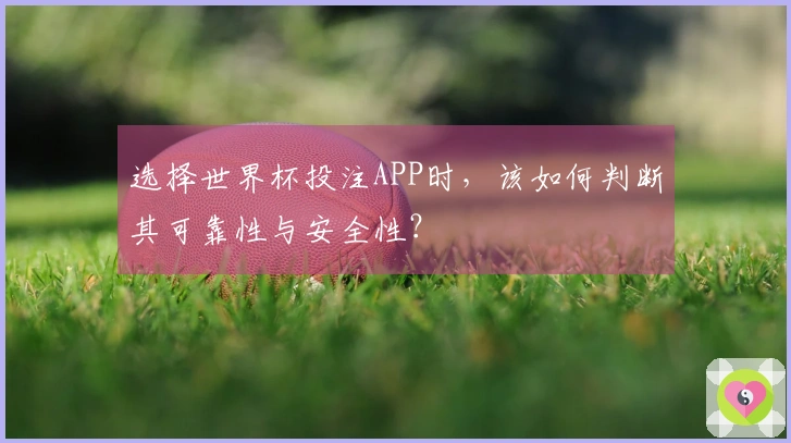 选择世界杯投注APP时,该如何判断其可靠性与安全性?